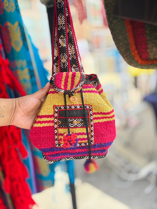 Handwoven Peruvian Mini Backpack