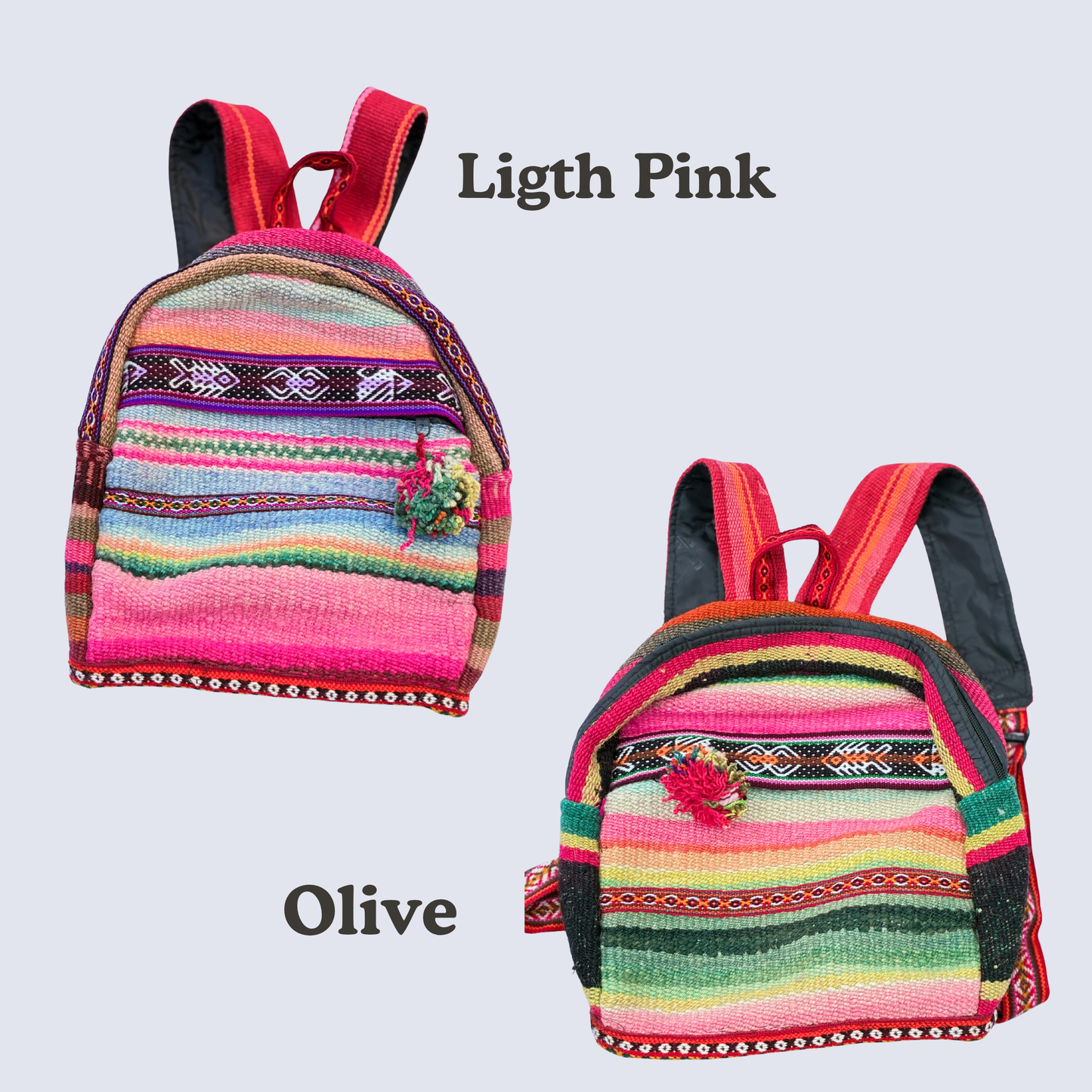 Handwoven Peruvian Manta Backpack