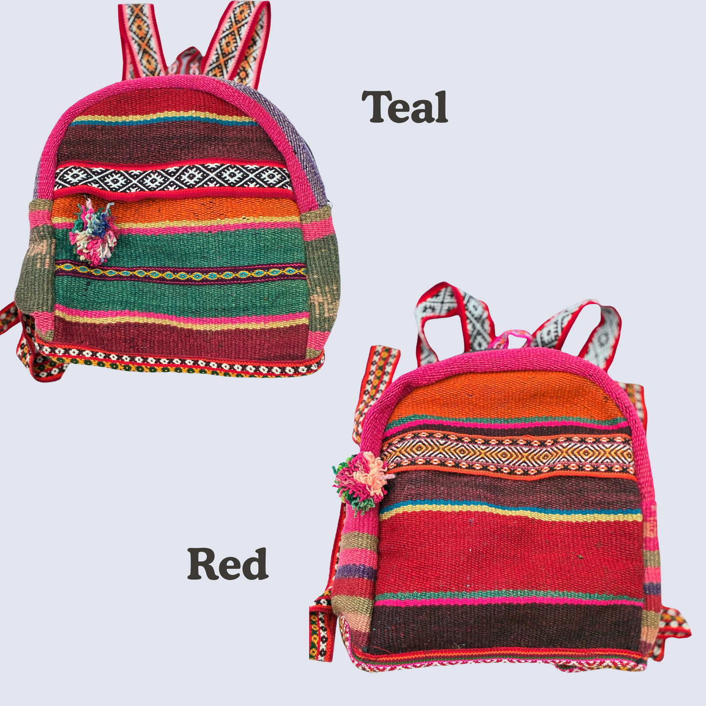 Handwoven Peruvian Manta Backpack