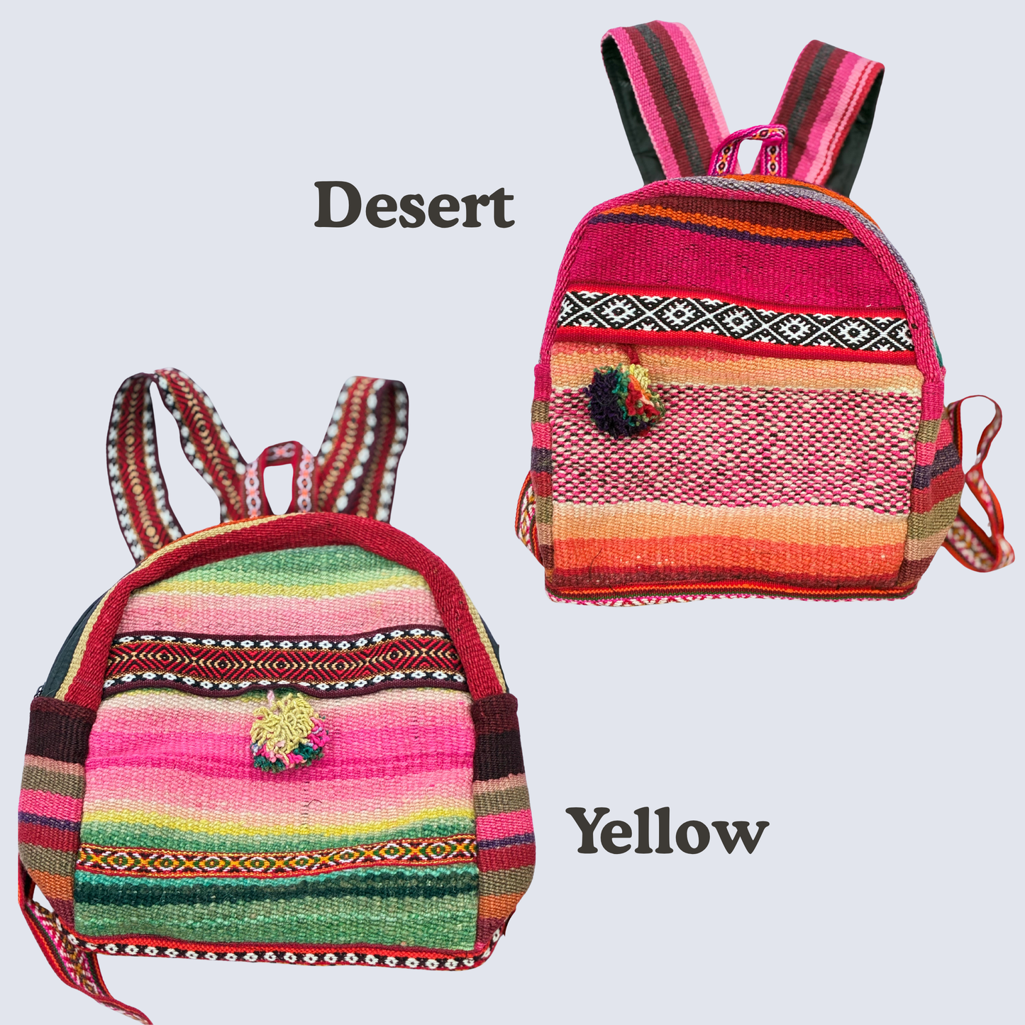 Handwoven Peruvian Manta Backpack