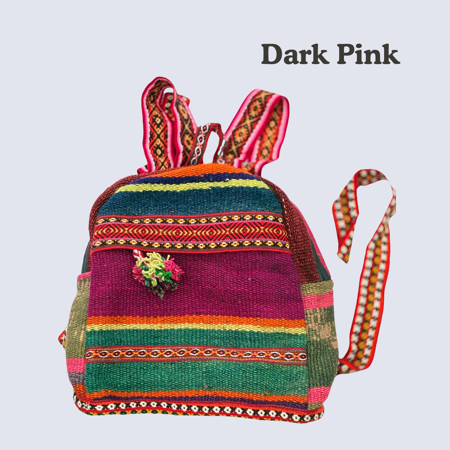 Handwoven Peruvian Manta Backpack