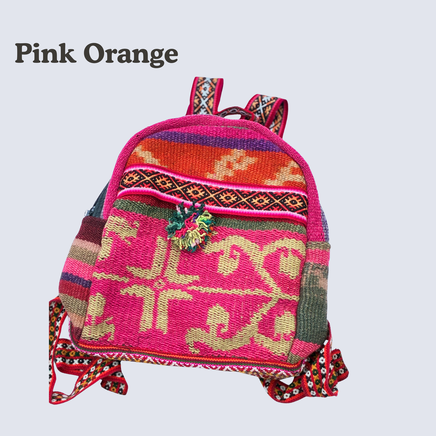 Handwoven Peruvian Manta Backpack