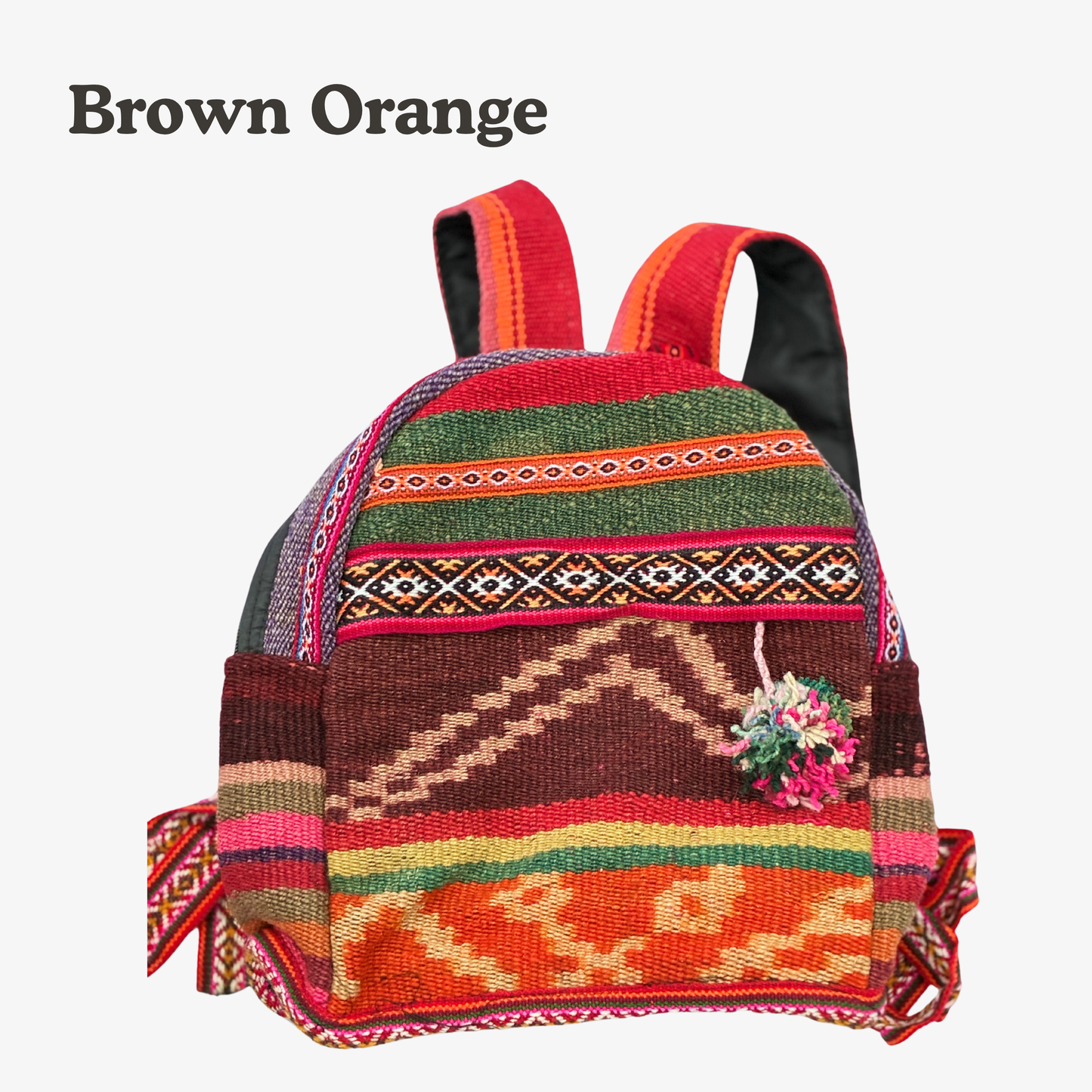 Handwoven Peruvian Manta Backpack