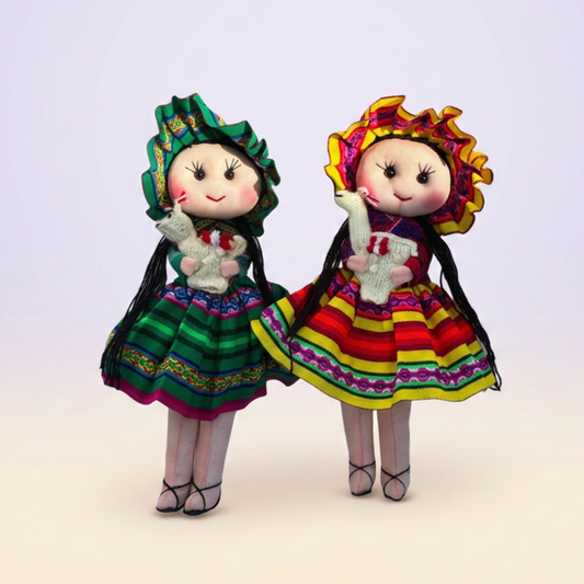 Handmade Andean Doll "Cholita"