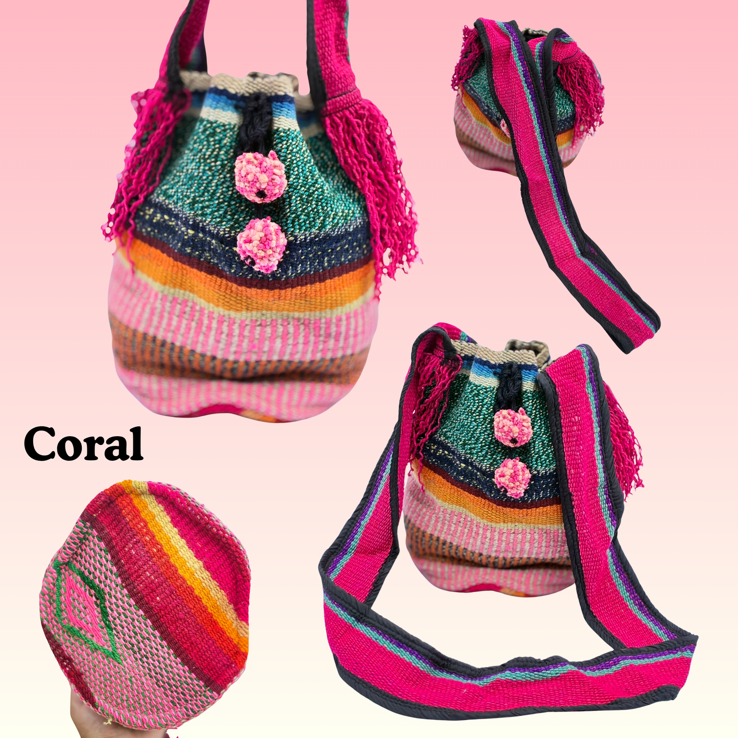 Handmade Peruvian Bucket Bag