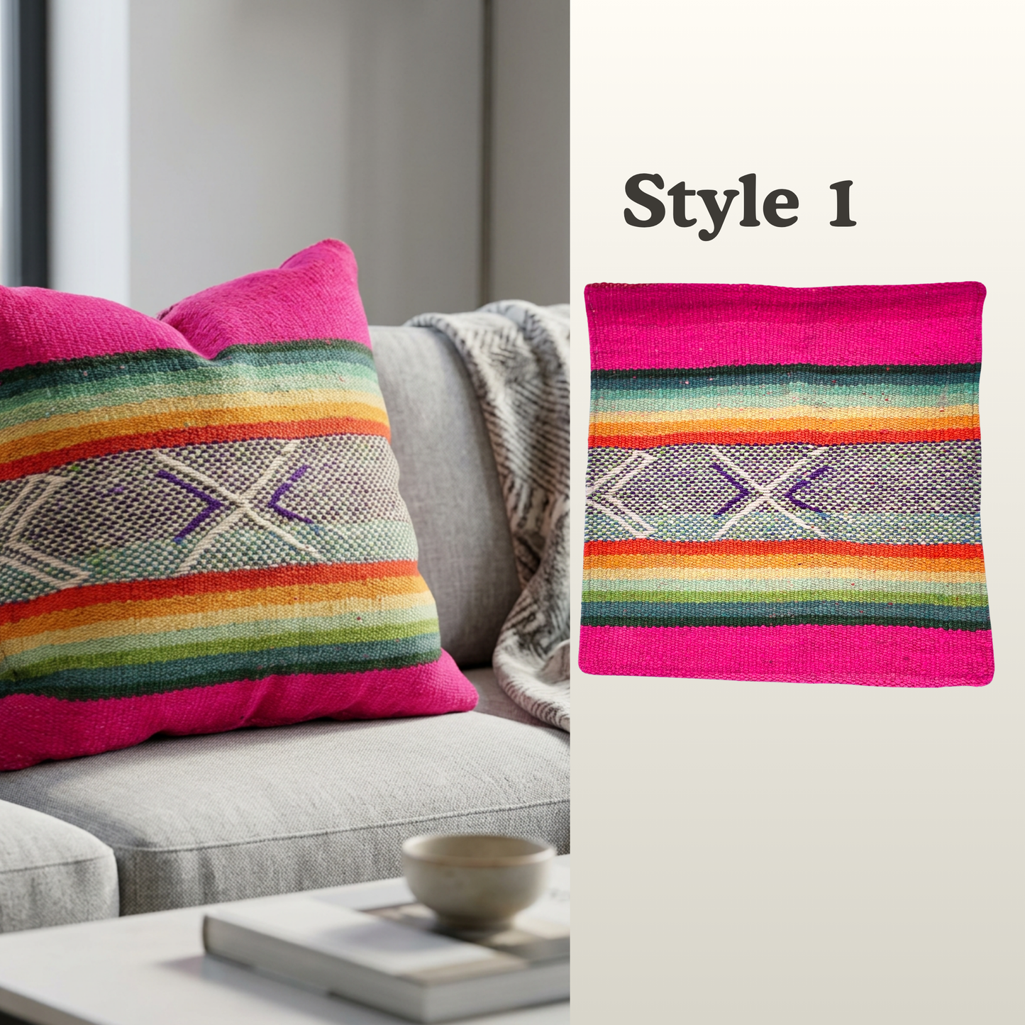 Handmade Peruvian Pillow Cover