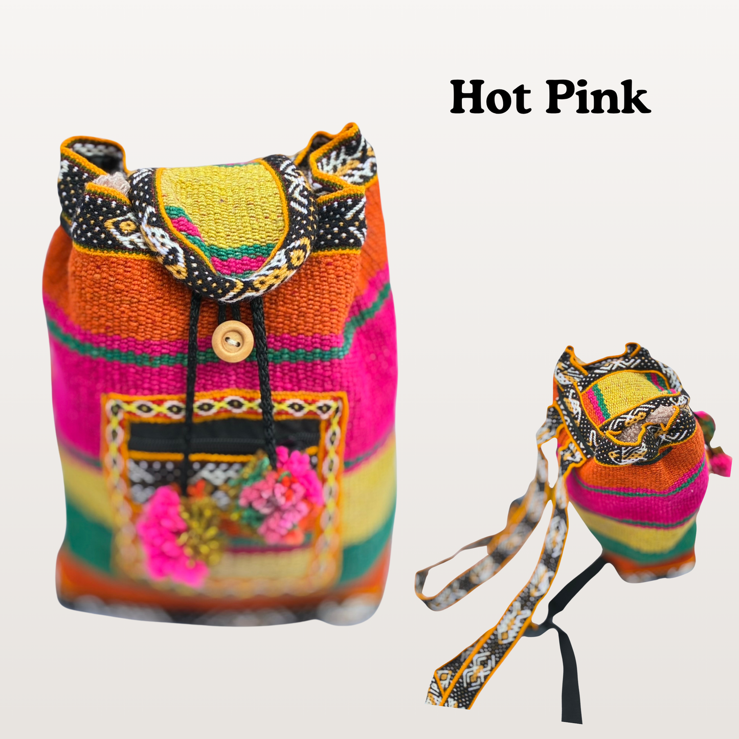 Handwoven Peruvian Mini Backpack