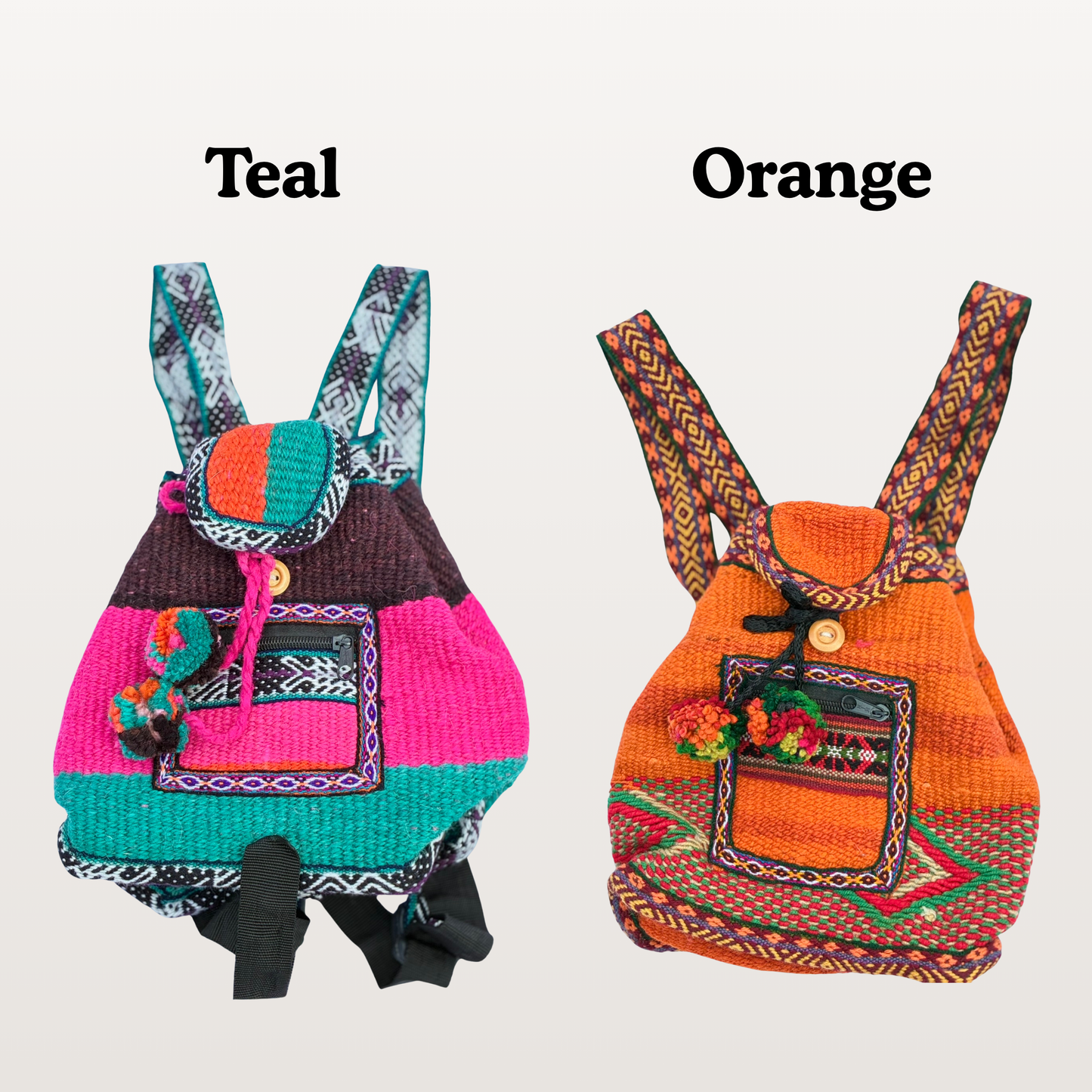 Handwoven Peruvian Mini Backpack