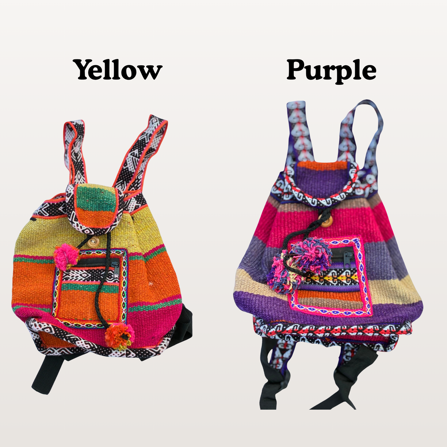 Handwoven Peruvian Mini Backpack