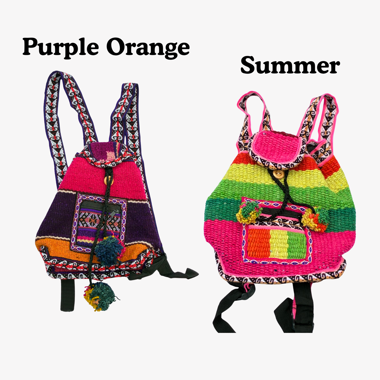 Handwoven Peruvian Mini Backpack