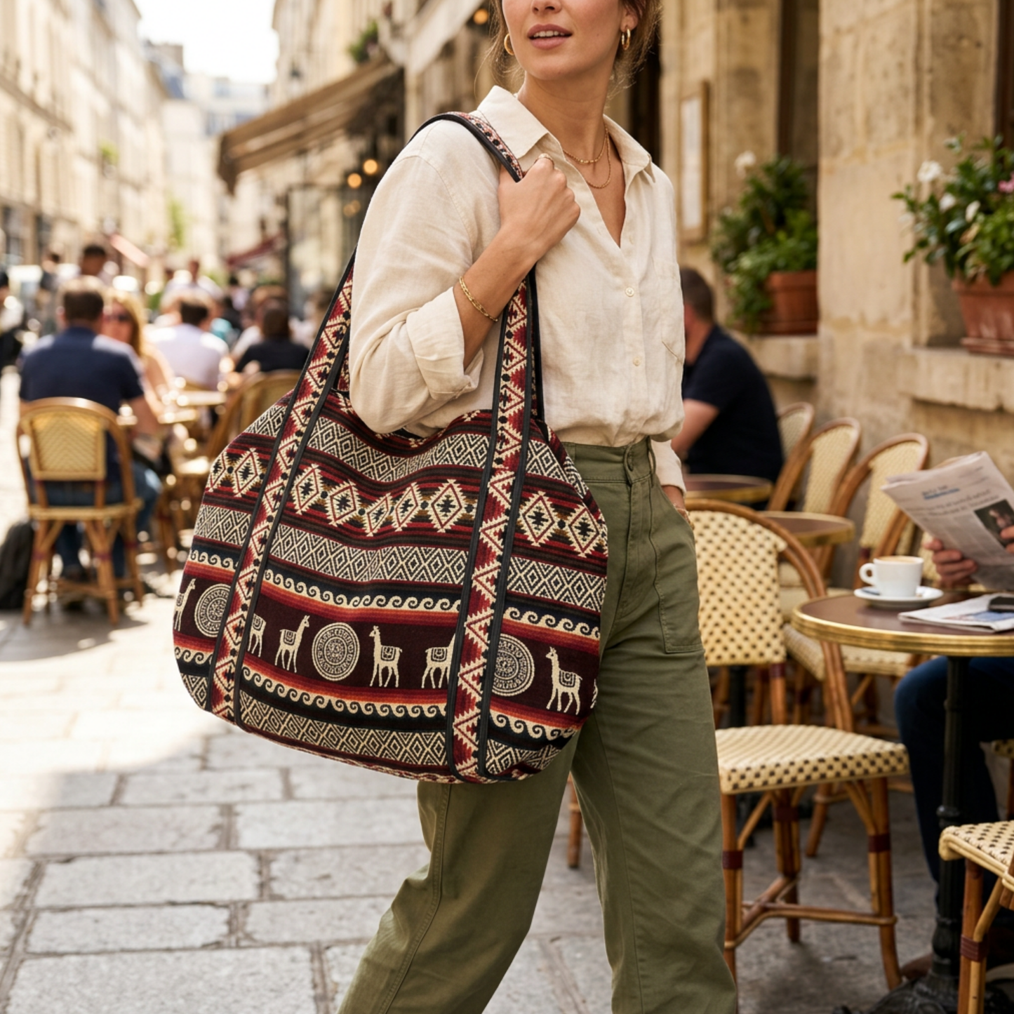 Handmade Andean Travel Bag