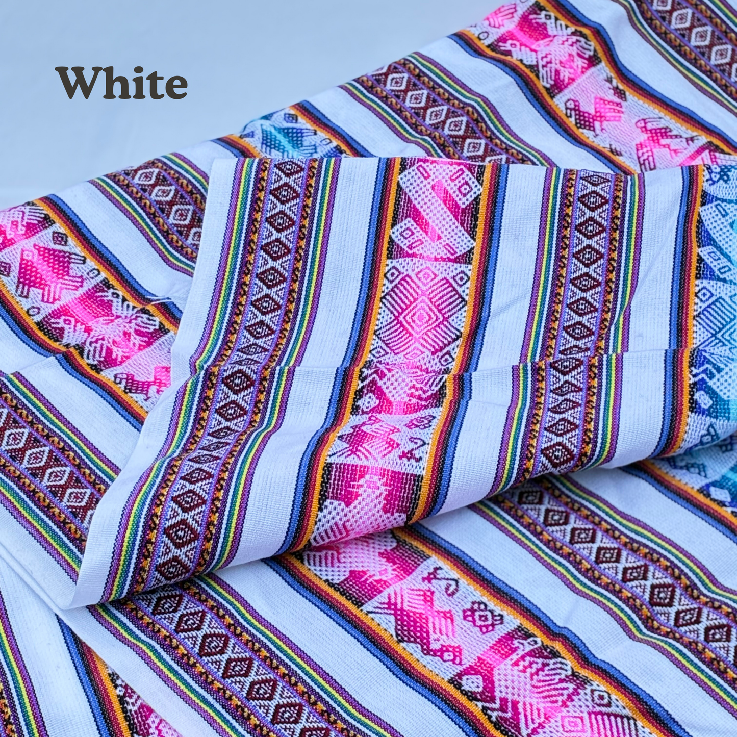 Traditional Peruvian Manta Fabric