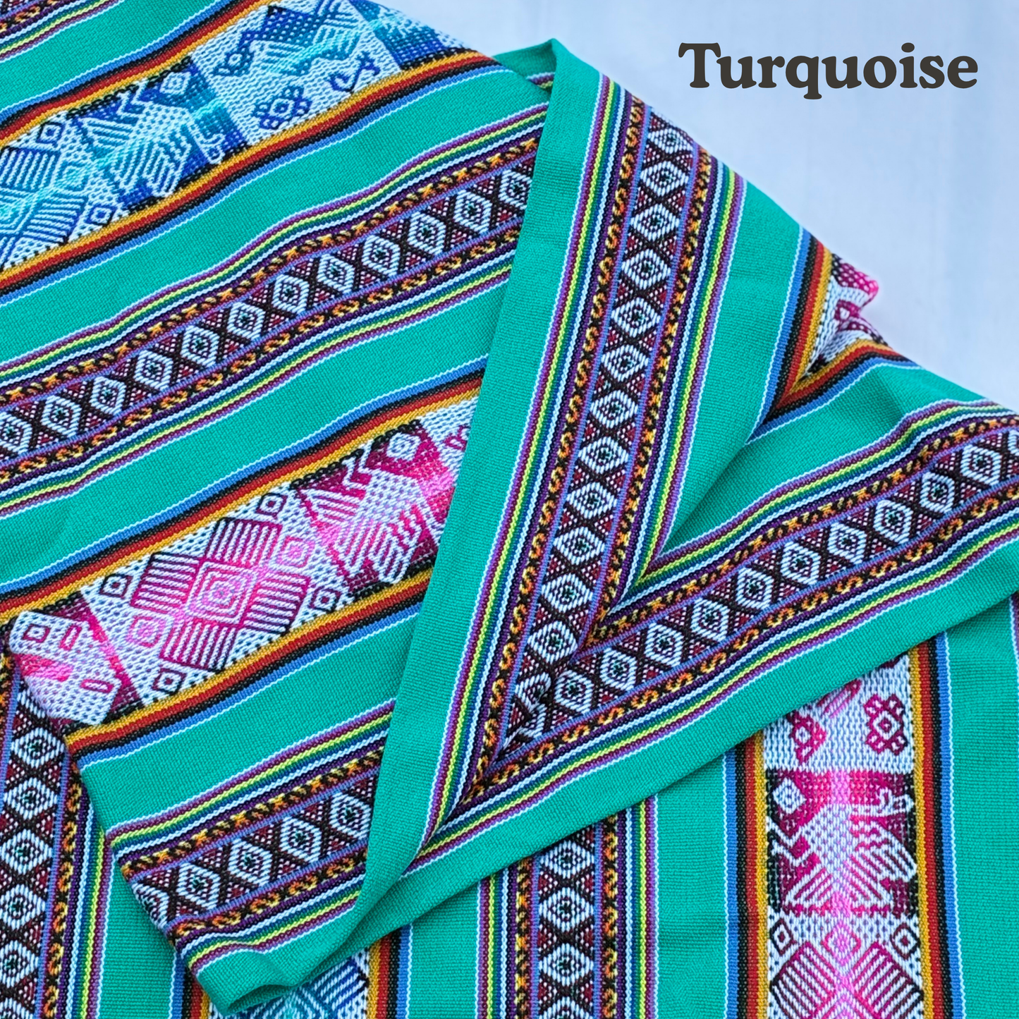 Traditional Peruvian Manta Fabric