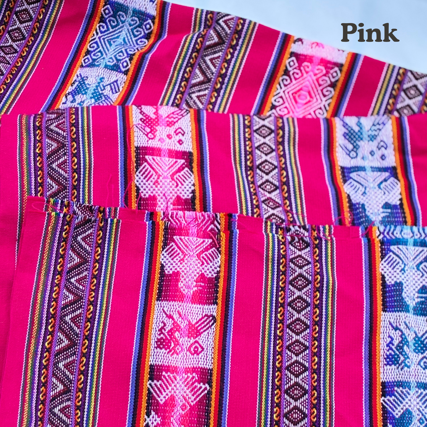 Traditional Peruvian Manta Fabric