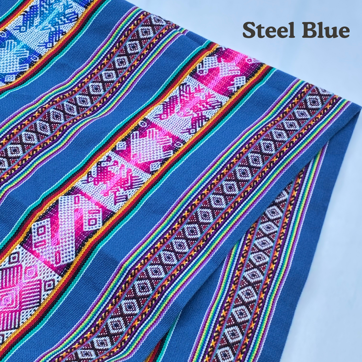 Traditional Peruvian Manta Fabric