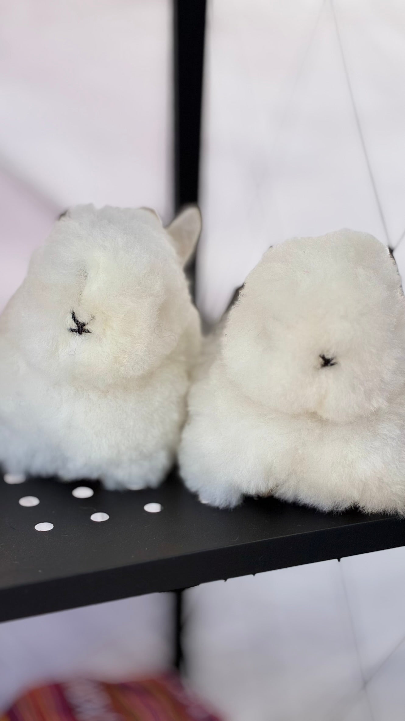 Handmade Alpaca Fiber Baby Bunny Plush