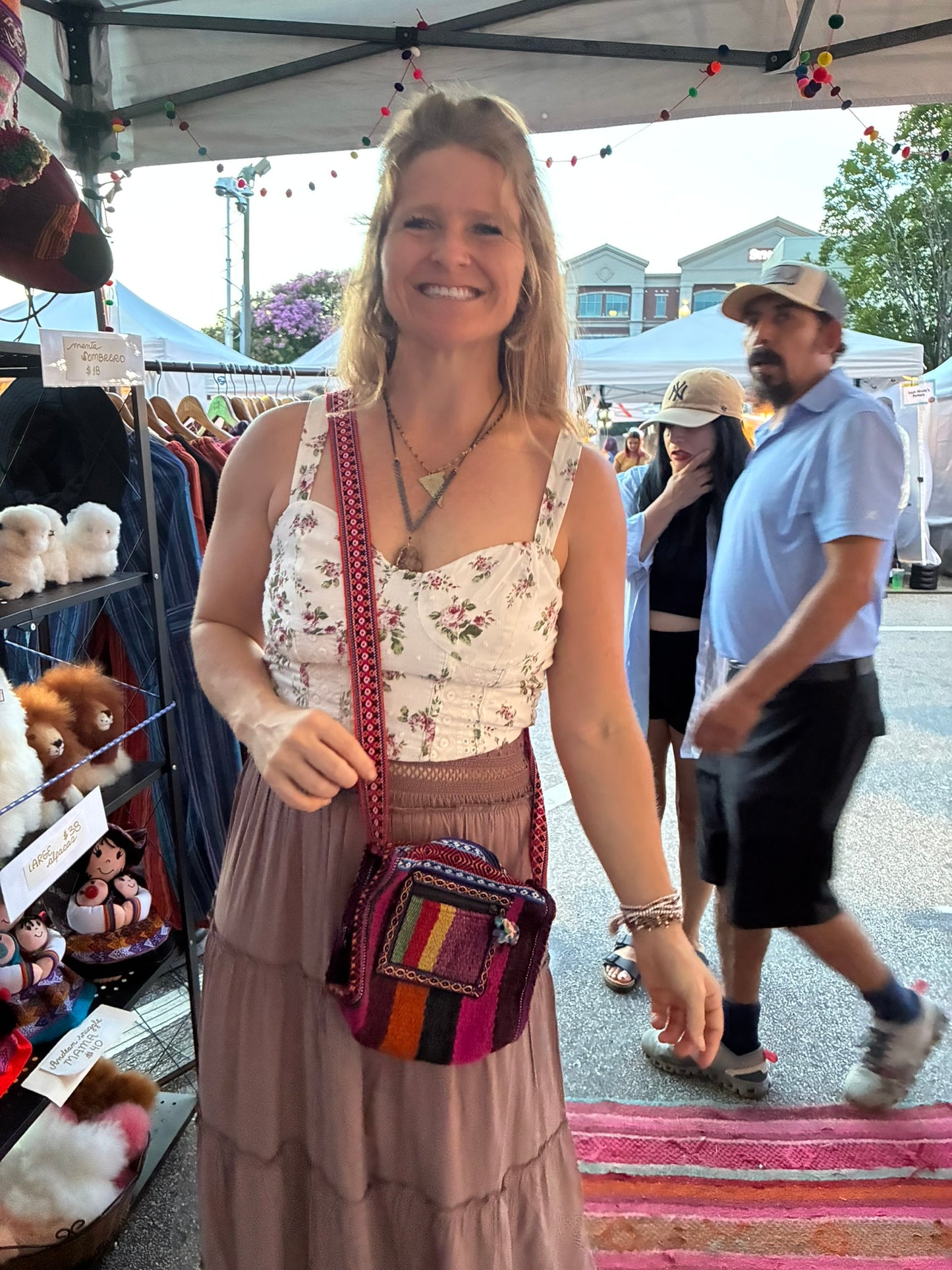 Handmade Square Crossbody Bag
